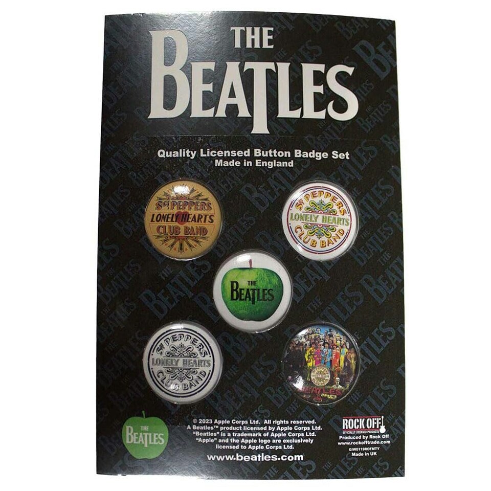 The Beatles Button Badge Pack: Sgt Pepper - - N/A