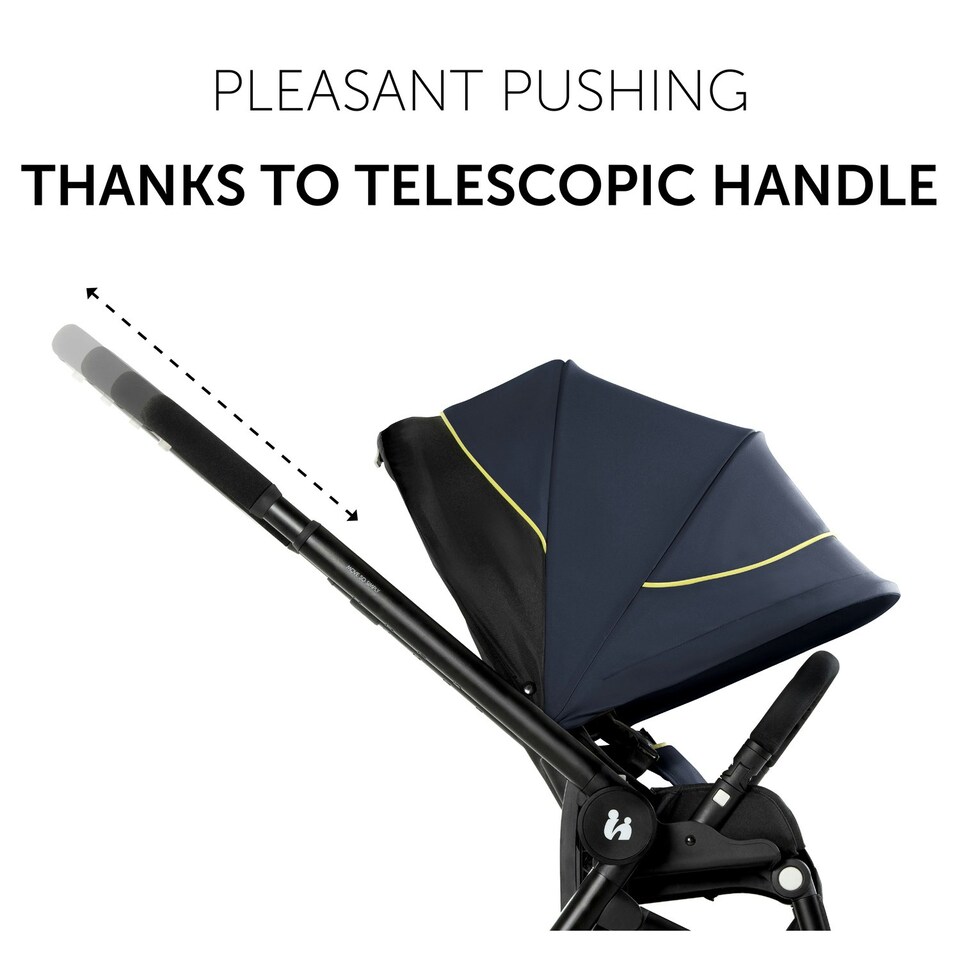 image 1 of hauck Move so Simply Pushchair Set - Dark Navy Neon Blue