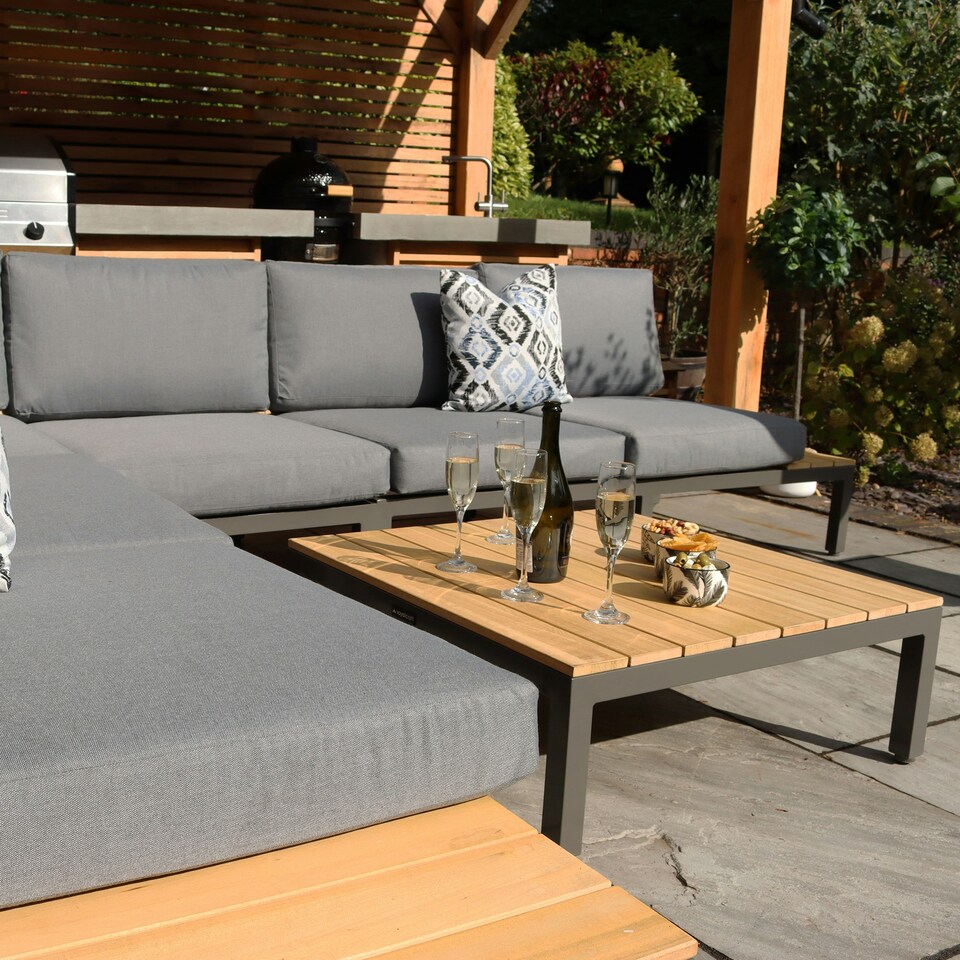 image 1 of Aspen 6 Seater Corner Lounging Set