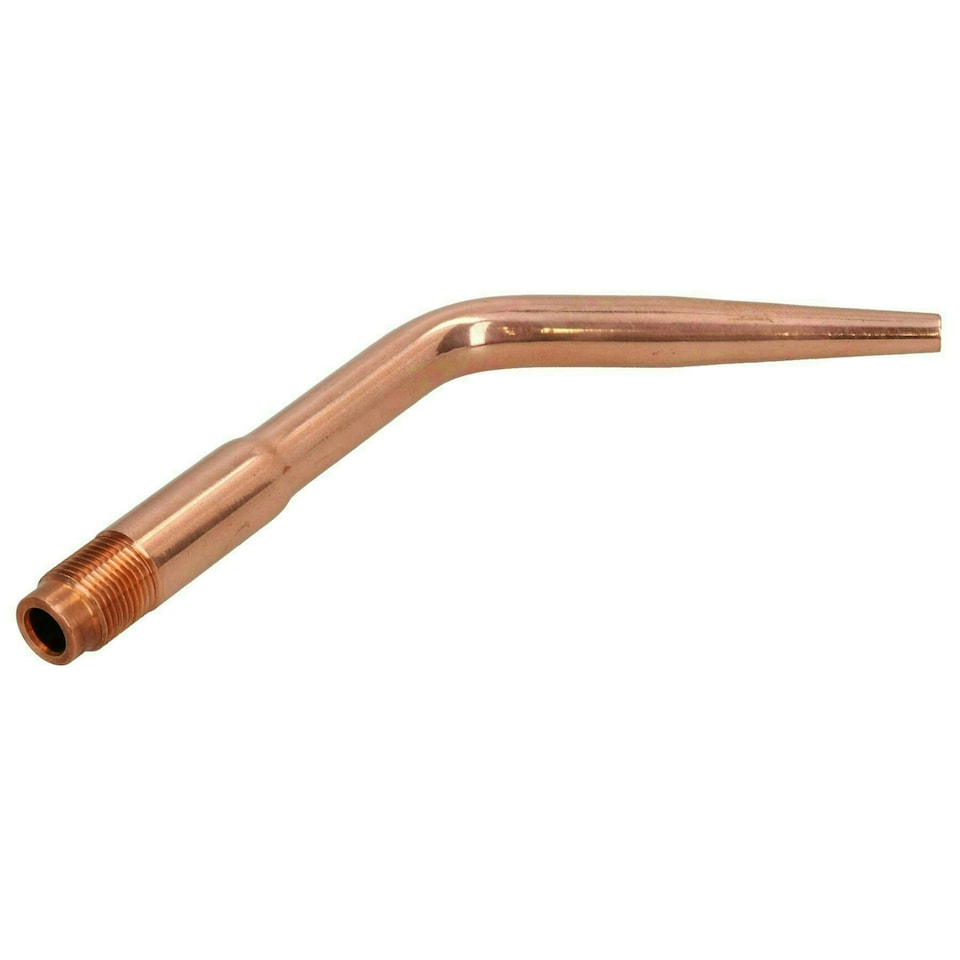 image 1 of Type 5 Swaged Welding Brazing Nozzle No.2 Tip 1.2mm Oxy Acetylene 2 Pack