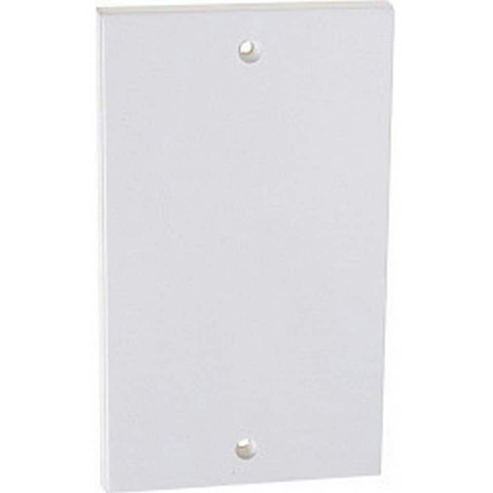 Dencon Double Plastic Blanking Plate - White - One Size