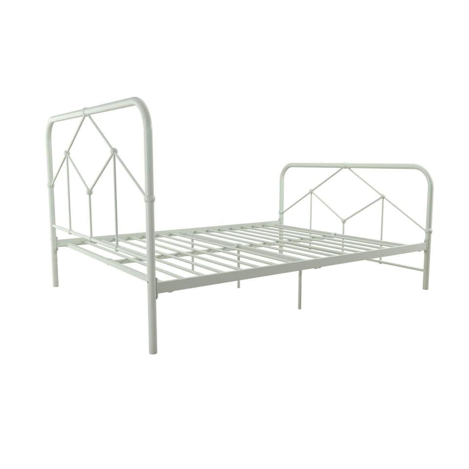image 1 of Francis Farmhouse Metal Bed Green, King
