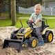 image 2 of HOMCOM Kids Digger Ride On Excavator 6V Battery Tractor Music Headlight Yellow