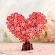 image 3 of Valentine’s Bloom Heart Tree 3D Pop Up Greeting Card