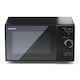 image 3 of SHARP YC-GG02U-B 700W Microwave Oven with 1000W Grill- Black