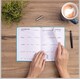 image 5 of 2026 2027 Academic Diary A5 Week to View - Mid Year Student Planner August 2026 to July 2027 - Hardback School College Organiser with Ribbon Bookmark (Purple) | Purple | Purple