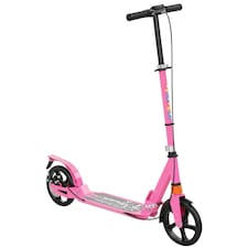 AIYAPLAY Kids Scooter, Foldable Kick Scooter w/ Adjustable Handlebar, Pink Pink