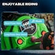 image 6 of HOMCOM 24V Kids Electric Motorbike with Twist Grip Throttle, Music, Horn - Green