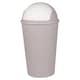 image 1 of 25Le Push Can Bin Swing Top Lid Kitchen Office Waste Garbage Rubbish | Grey | Grey | 25 Litre | 1