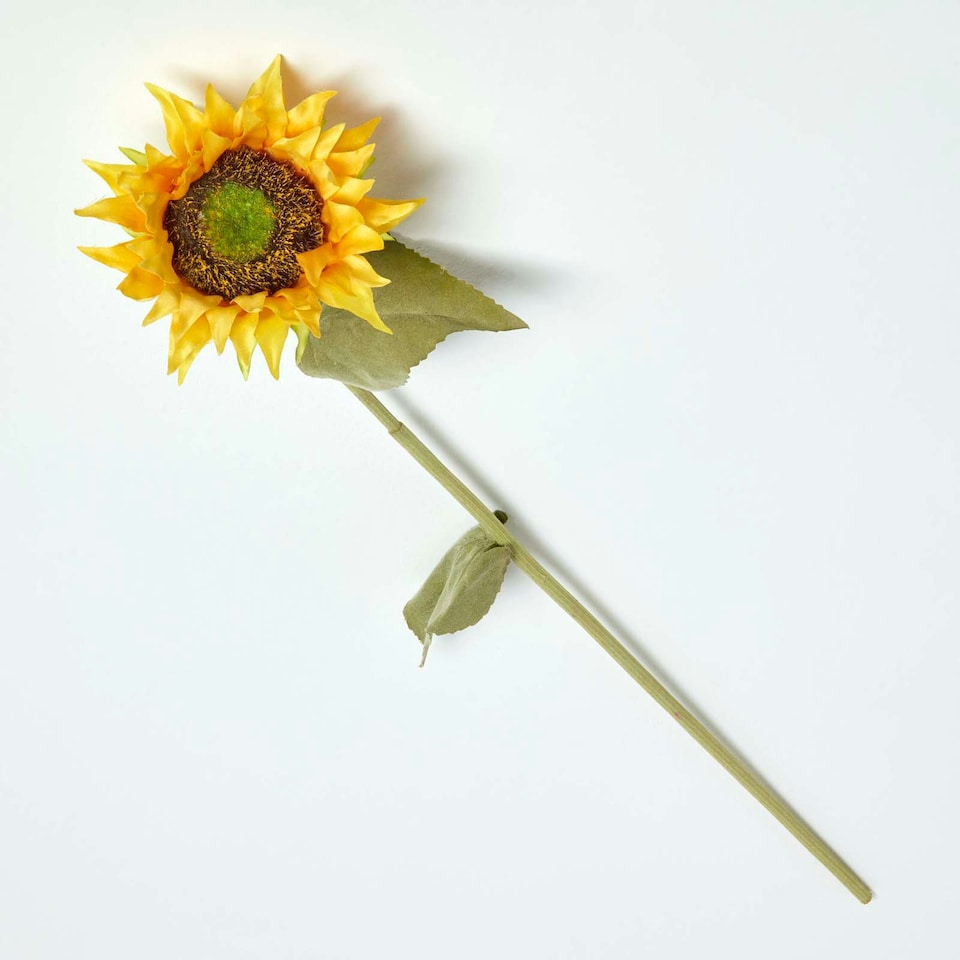 image 1 of Homescapes Sunflower Single Stem 80 cm