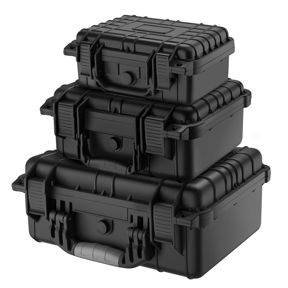 image 1 of Hard Shell Camera Case - foam inserts, waterproof, temperature resistant | Black | black | 1