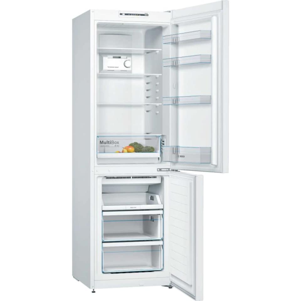 image 1 of Bosch Series 2 Free-Standing Fridge-Freezer, White