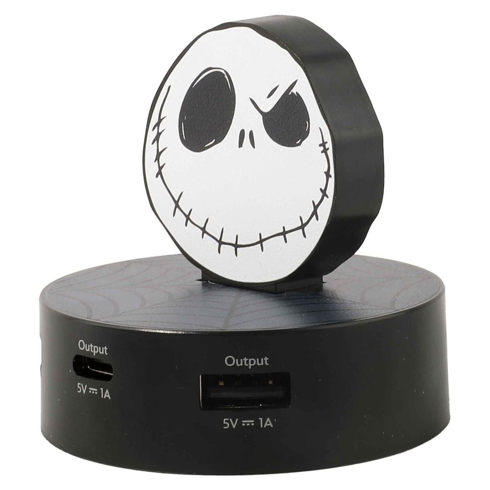 image 1 of Nightmare Before Christmas USB charging Hub 2 USB-A & 1 USB-C Jack Web