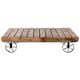 image 2 of Centre Table Home ESPRIT Black Natural Metal Mango wood 130 x 80 x 32 cm N/A