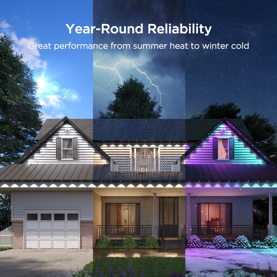 image 1 of GOVEE PERMANTENT OUTDOOR LIGHTS 15M IP67