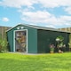 image 2 of Outsunny 13 x 11ft Garden Shed Storage with Foundation Kit and Vents, Green