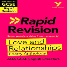 York Notes Rapid Aqa Gcse (revision Guide) Love And Relationships Poetry Anthology - For 2026 2027 Exams