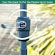image 7 of GardenKraft 2M Parasol Crank & Tilt 6 Ribs Dark Green | Multi