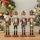 image 2 of Living and Home Wooden Nutcracker Soldier Figurine Christmas Ornament