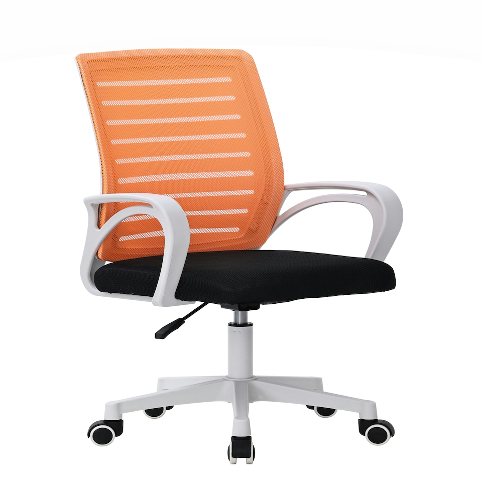 image 1 of MOF Office Chair Ergonomic Desk Chair Lumbar Support Height Adjustable 2107 Red