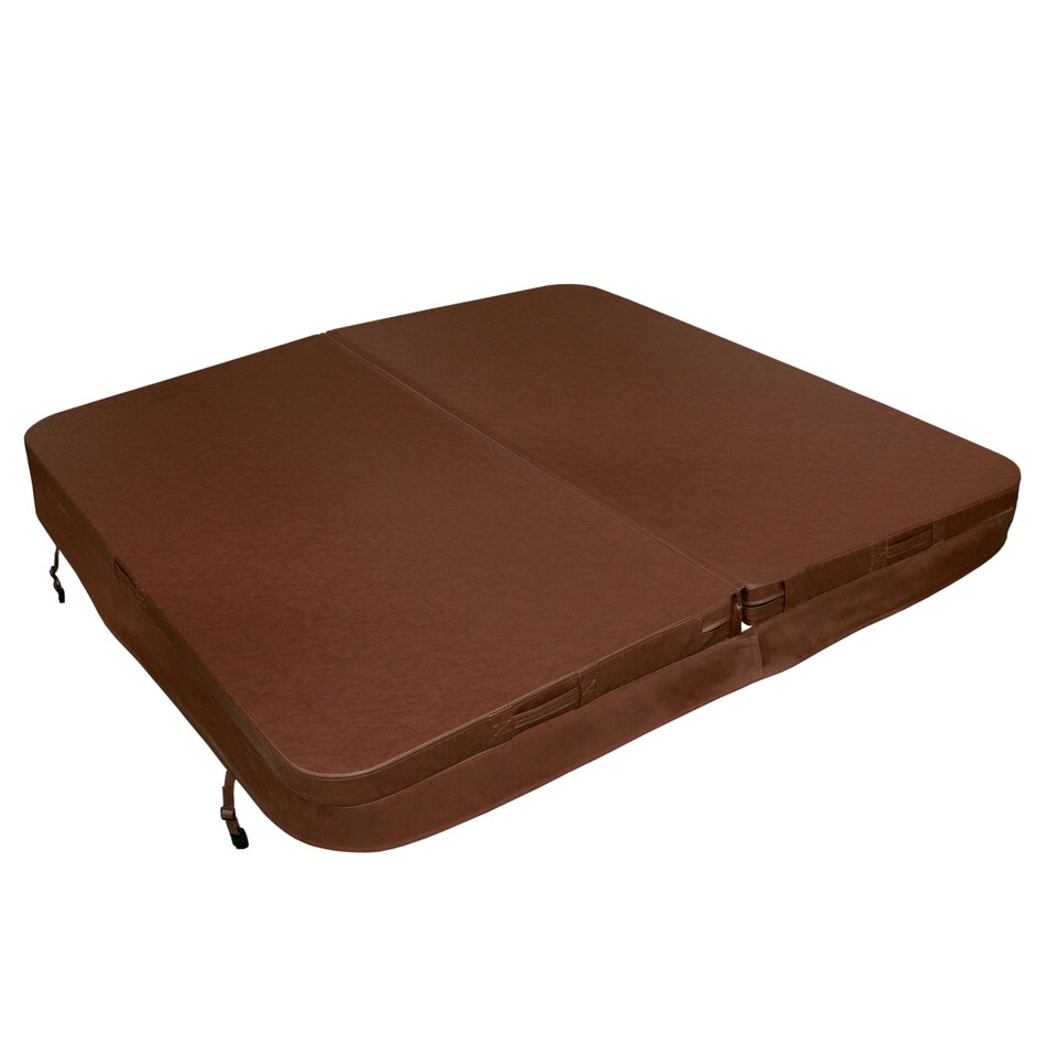 image 1 of 2m Hot Tub Spa Cover – Brown Brown