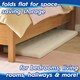 image 5 of Harbour Housewares Foldable Storage Ottoman - 111 x 37 x 39cm - Cream Boucle