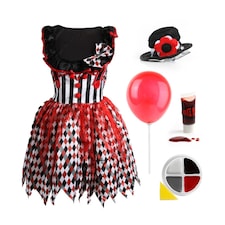 Deluxe Killer Clown Halloween Costume | Multi | L