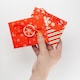 image 2 of Christmas Traditional Red Envelope Gift Boxes - Pack of 4