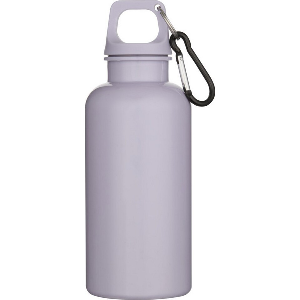 image 1 of Floso Oregon Solid Plastic Carabiner Clip 400ml Water Bottle | Purple | Lilac | 1