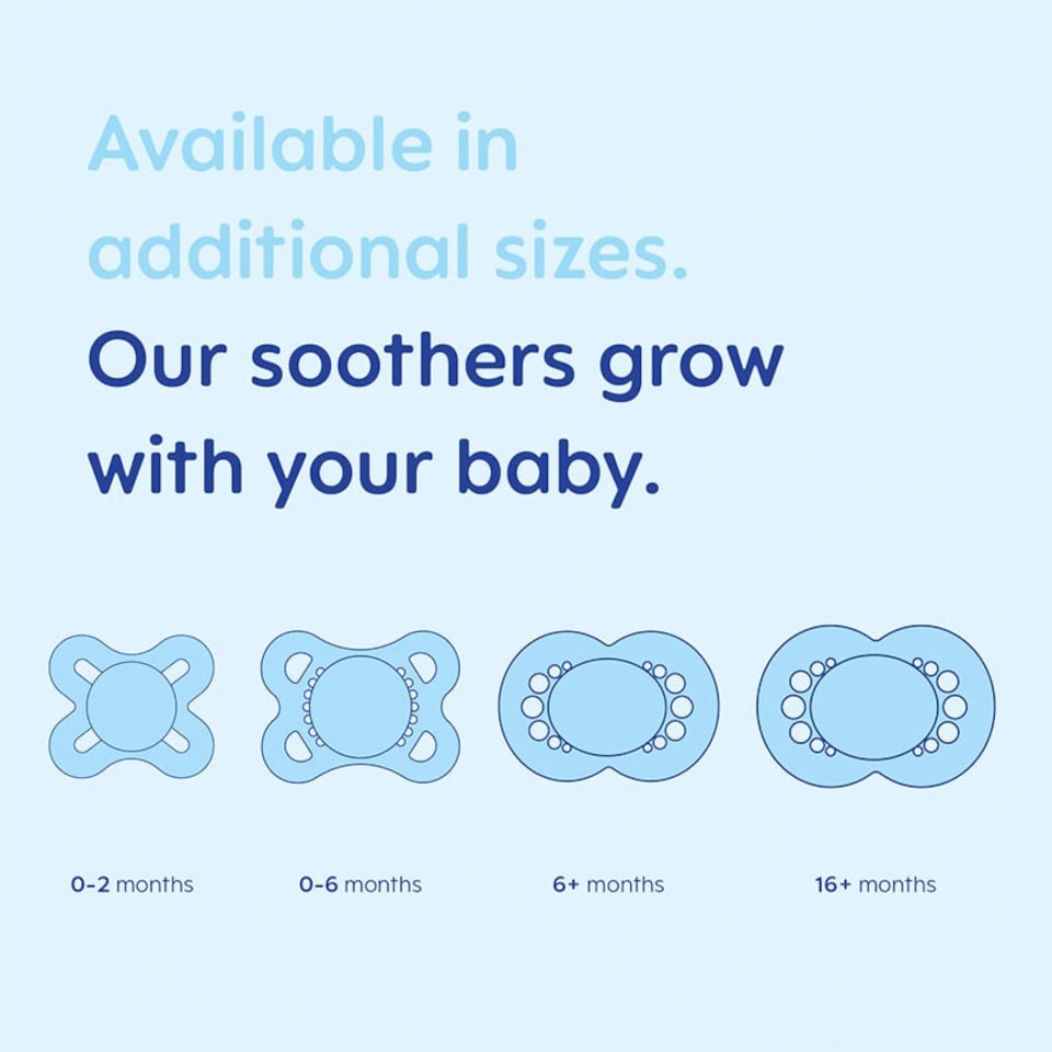 image 1 of MAM Original Soother Unisex Design 0-6m 2Pk