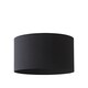 image 1 of ValueLights Reni Black Fabric Large Drum Shade | Black