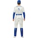 image 4 of Elton John Mens Deluxe Sequin Costume Set - Blue/Silver - S S
