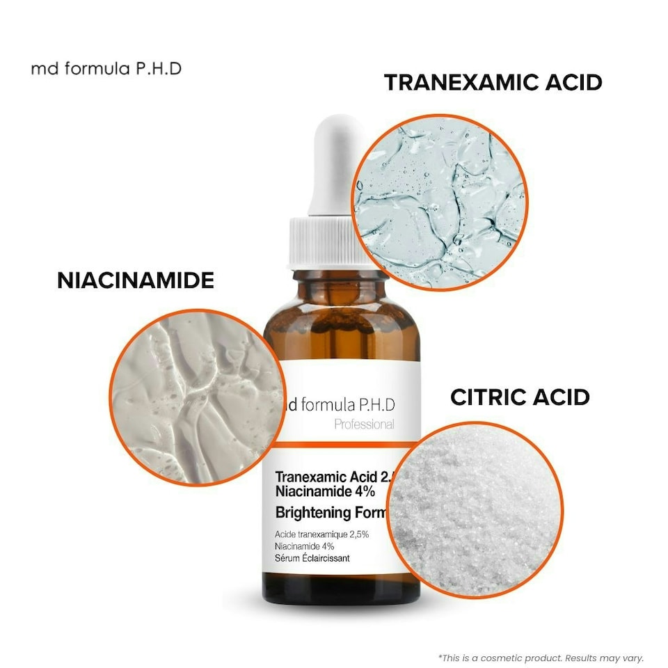 image 1 of MD Formula Brightening Serum Tranexamic Acid 2.5%, Niacinamide 4% 30ml