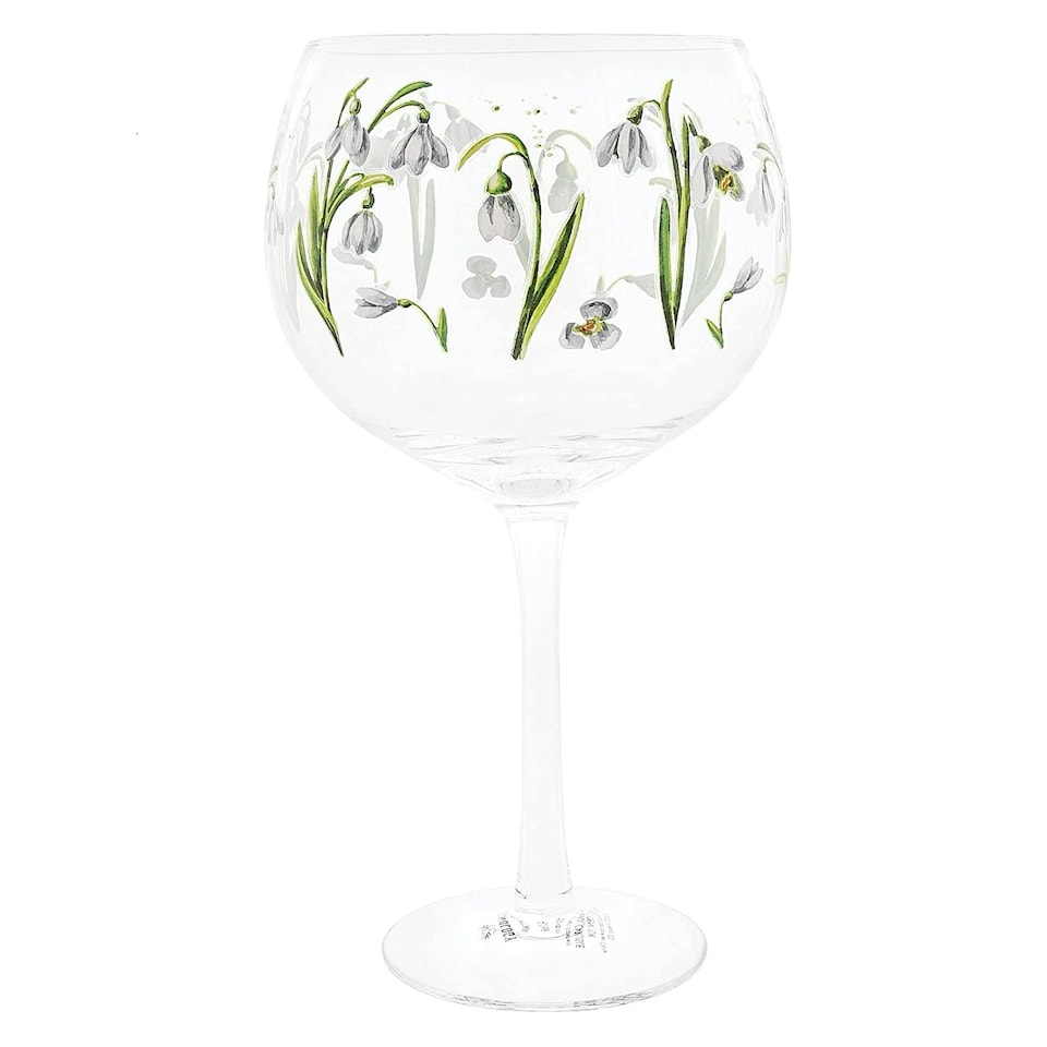 image 1 of Ginology Snowdrops Copa Gin Glass