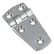 image 5 of Polished Door Hinge 10 Pack Stainless Steel 76mm x 38mm 316 Marine Cabin Hatch Silver