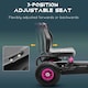 image 8 of HOMCOM Children Pedal Go Kart w/ Adjustable Seat, Rubber Wheels, Brake - Pink