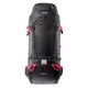 image 1 of Hi-Tec Unisex Adult Stone Logo 75L Backpack | Black | Black/High Risk Red | 1
