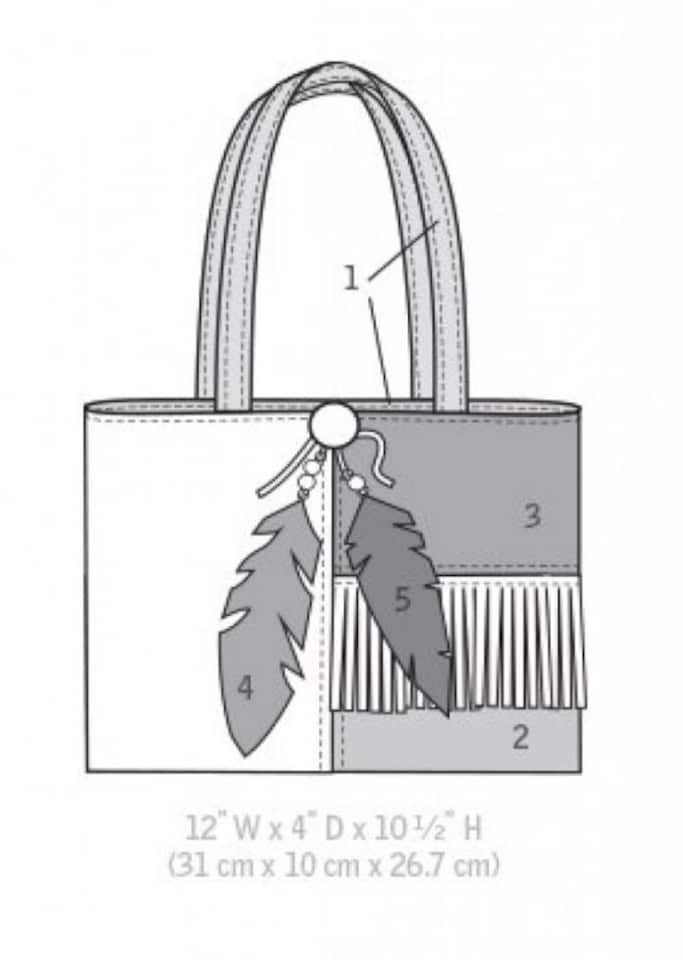 image 1 of McCall's 7640 Paper Sewing Pattern – Bag, One Size, Easy