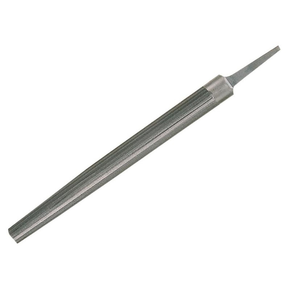 Bahco Half-round Bastard Cut File, Unhandled - Multi Colour - 100mm (4in)