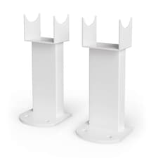 Omeara Designer Radiator Feet - White