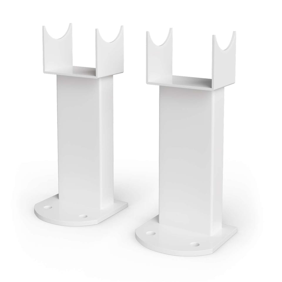 image 1 of Omeara Designer Radiator Feet - White