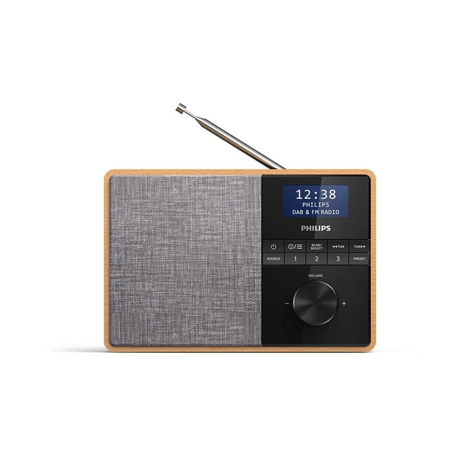 image 1 of Philips TAR5505-10 Black Audio Portable Bluetooth FM/DAB+ Digital Radio