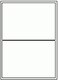 image 3 of Pack of 100 Multipurpose Labels 199.6x143.5mm 2 Per Sheet White (200 Labels)