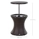 image 5 of Outsunny Rattan Ice Bucket Activity Bar Cooler Table Beer Patio