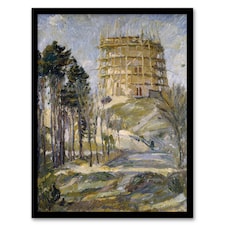 Water Tower in Hermsdorf Landscape Beckmann Framed Wall Art Print 12X16"