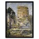 image 1 of Water Tower in Hermsdorf Landscape Beckmann Framed Wall Art Print 12X16"