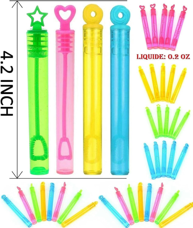 image 1 of Bubble Club 24 Assorted Colours Party Bubbles Summer Outdoor