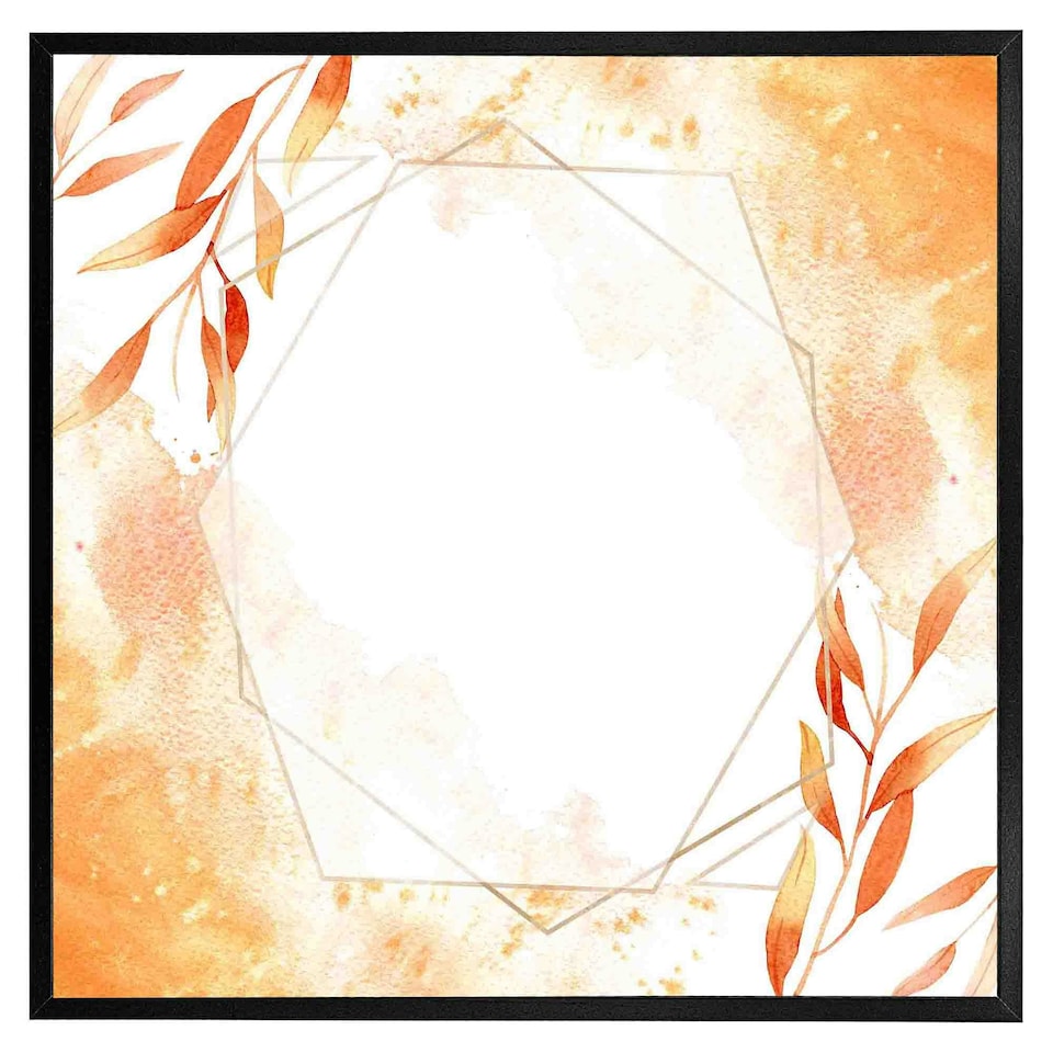 image 1 of Autumn leaves (Picture Frame) Brown | Oak | XL