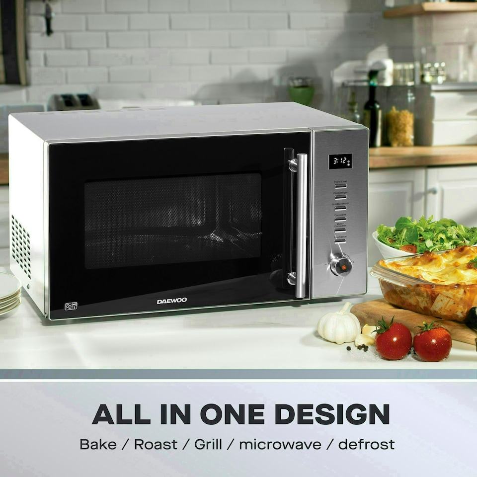 image 1 of Daewoo 30L 900W Combination Microwave, Grill & Convection Oven