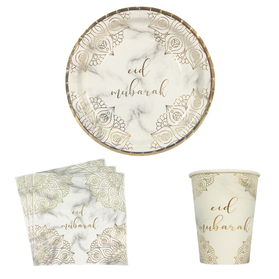 Eid Party Pack - Marble & Gold